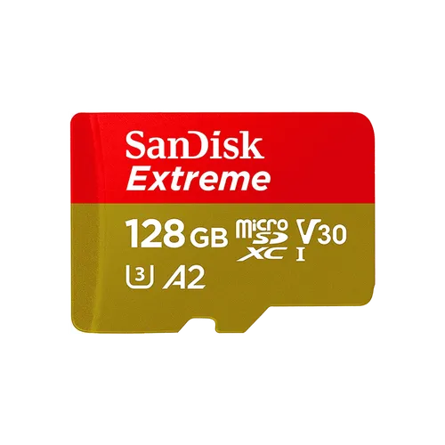 MICRO SD MEMORY - SANDISK Extreme MSDXC,128GB,V30 (SDSQXA1-128G-GN6MN)