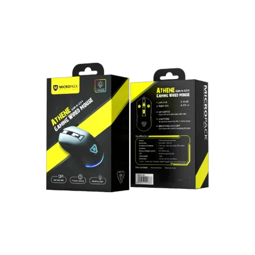 MICROPACK GM-01 RGB GAMING MOUSE(3y)