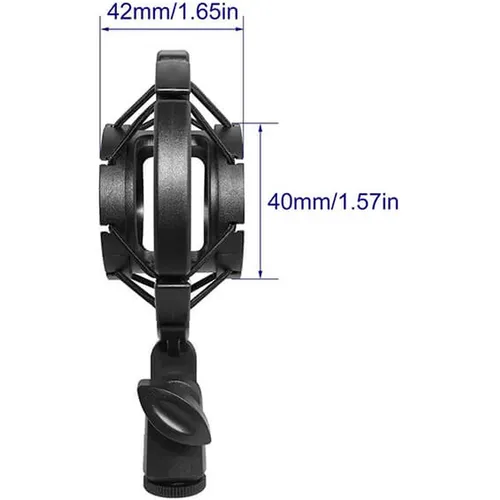 Microphone Anti-Vibration Shock Mount Clip Holder