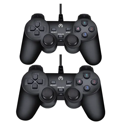 Mikuso GP-USB008 BK Double Game Pad Wired Black