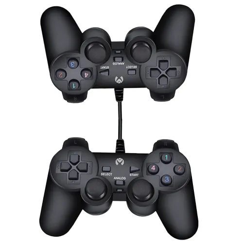 Mikuso GP-USB008 BK Double Game Pad Wired Black