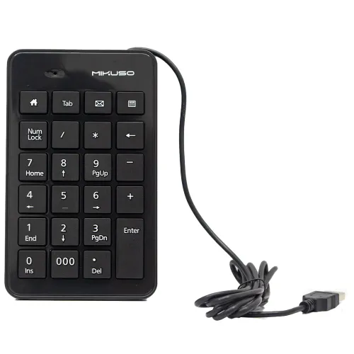 Mikuso KB-047U BK Wired Numeric Keypad Black