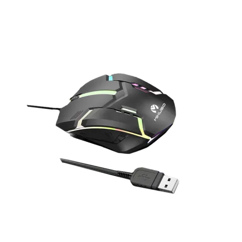 Mikuso MOS-379U BK Wired Mouse 3 Buttons + 1 Wheel Black