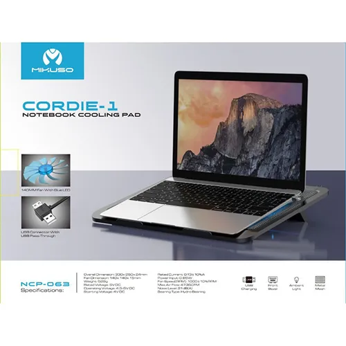 MIKUSO NCP-063 Cordie-1 Notebook Cooling Pad