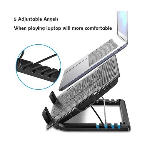Mikuso NCP-235 Adjustable Gaming Laptop Stand Single Fans