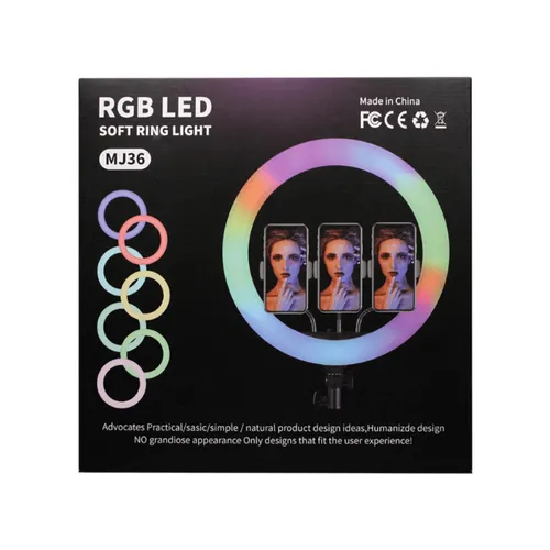 MJ36 RGB LED Soft Ring Light