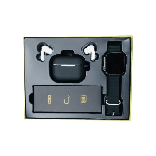 Modio M Ultra Smartwatch With Earbuds (2 straps and Silicone Earbuds case with Hook)