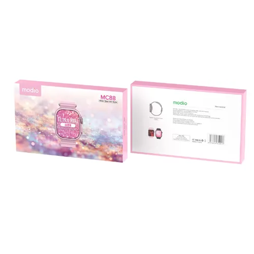 Modio MC88 Mini Smart Watch - Pink (45MM)