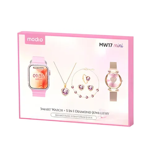 Modio MW17 Mini Smart Watch - Pink (43MM)