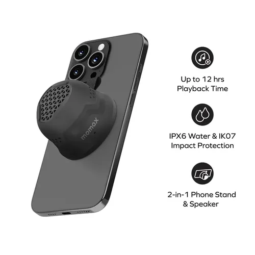 Momax BS7 1-Vibe Go Magnetic Wireless Speaker