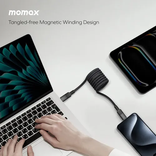 Momax DC60 Mag.Link USB-C to USB-C 60W Tangled-Free 1M Magnetic Cable