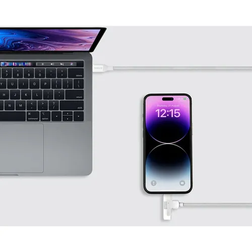 Momax DL56 1-Link Flow Duo 60W USB-C to USB-C &amp; Lightning MFi Certified 1.5M Braided Cable