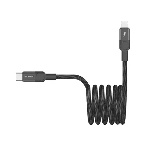 Momax DL57 Mag.Link 60W USB-C to Lightning MFi Certified Tangled-Free 1M Magnetic Cable