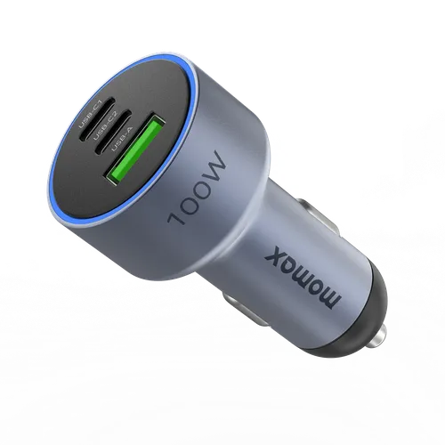 Momax MoVe | 3-Port Car Charger (100W)