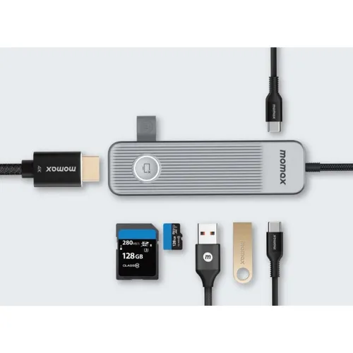 Momax Onelink 7 in 1 Multi-Function USB-C Hub