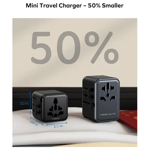 Momax UA19D 1-World Universal Travel Adapter