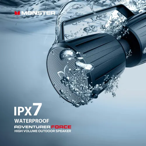 Monster Adventurer Force IPX7 Bluetooth Speaker