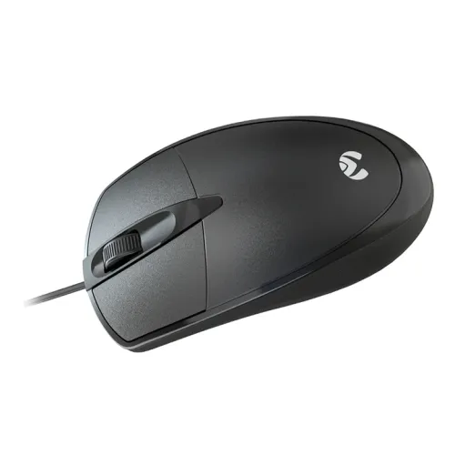 MOS-371U BK Mikuso Wired Optical Mouse 3 Buttons + 1 Wheel Black