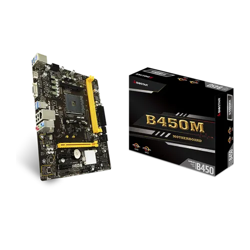 MOTHERBOARD - BIOSTAR B450MH DDR4(3y)