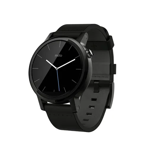 MOTO 2ND GEN BLACK LEATHER-42MM