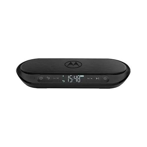 Motorola 520 Sonic Sub Radio Alarm Clock Portable Speaker with Wireless Charging