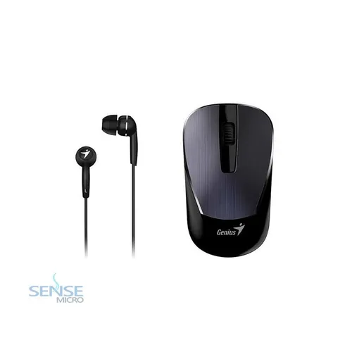 MOUSE - GENIUS MH-7018 WITH HEADSET /BLACK