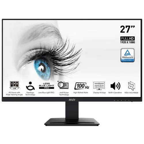 MSI 27 PRO MP273A IPS 100HZ FRAMELESS MONITOR