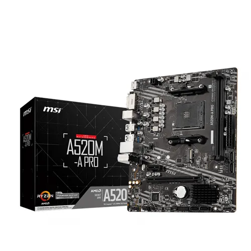 MSI A520M-A PRO MOTHERBOARD