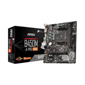 MSI B450M A PRO MAX AMD Motherboard
