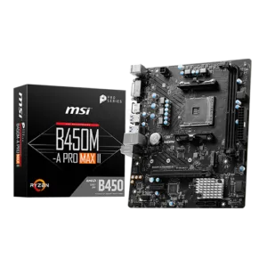 MSI B450M A PRO MAX II AMD Motherboard