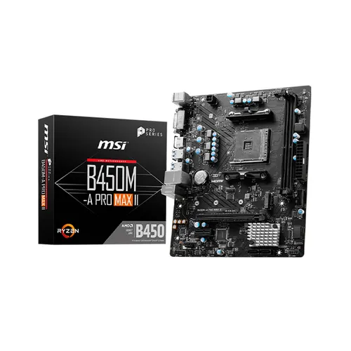 MSI B450M A Pro MAX II DRR4 Motherboard