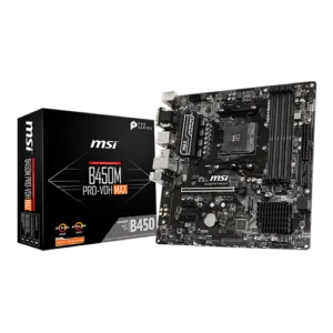 MSI B450M PRO-VDH MAX AMD Motherboard