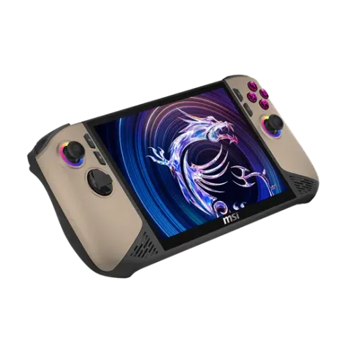MSI Claw 8 AI+ A2VM Ultra 7 Handheld Console Sandstorm