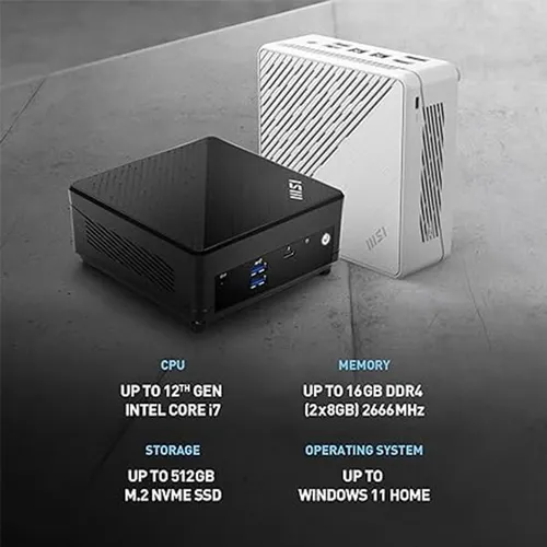 MSI Cubi 5 Intel Core i3-1215U 8GB DDR4 Mini PC
