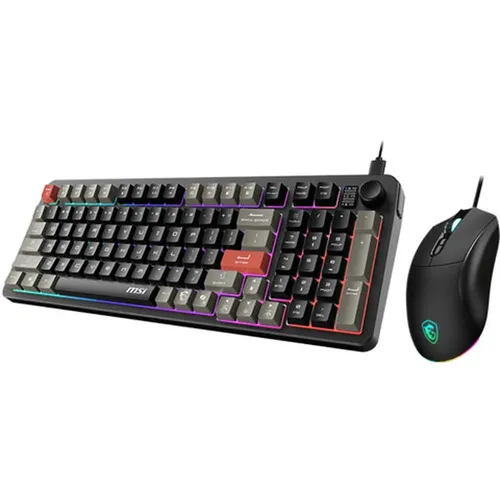 MSI FORGE GK110 Combo RGB Wired Gaming Keyboard
