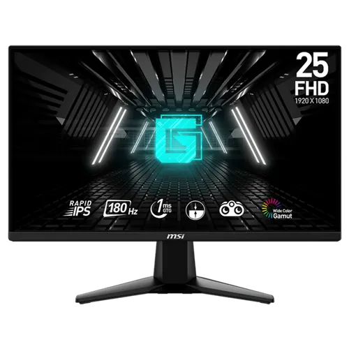 MSI G255F 24.5' Inch FHD 180Hz Rapid IPS 1ms Adaptive Sync Gaming Monitor