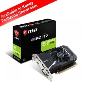 MSI GEFORCE GT 1030 2GB AERO ITX GDDR4 GRAPHICS CARD