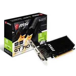 MSI GEFORCE GT 710 2GB GDDR3 LOW PROFILE GRAPHICS CARD
