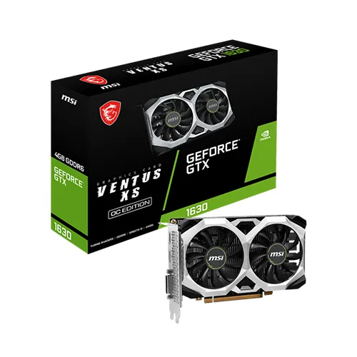MSI GeForce GTX 1630 VENTUS XS 4G OC Graphic Card