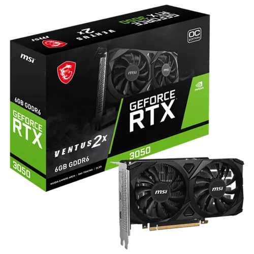 MSI Geforce RTX 3050 VENTUS 2X 6G OC