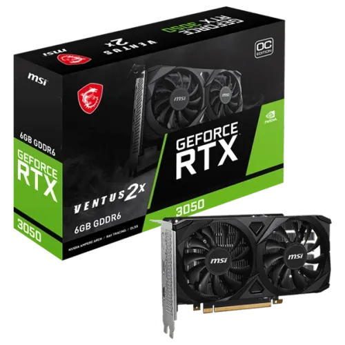 MSI Geforce RTX 3050 VENTUS 2X 6G OC