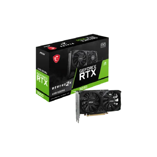 MSI GEFORCE RTX 3050 VENTUS 2X E 6G OC GRAPHIC CARD (3y)