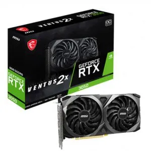MSI GEFORCE RTX 3050 VENTUS 2X OC 8GB GDDR6 GRAPHICS CARD