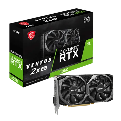 MSI GEFORCE RTX 3050 VENTUS 2X XS 8G OC