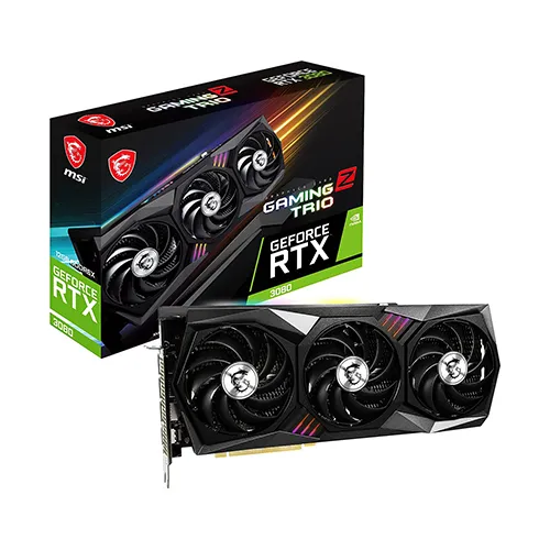 MSI GEFORCE RTX 3080 GAMING Z TRIO 12GB GDDR6X LHR GRAPHICS CARD