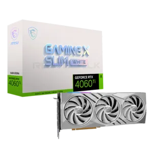 MSI GeForce RTX 4060 Ti Gaming X Slim White 16GB Graphics Card