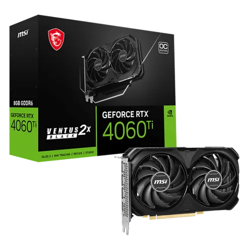 MSI Geforce RTX 4060 Ti VENTUS 2X BLACK 8G