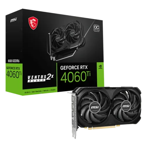 MSI Geforce RTX 4060 Ti VENTUS 2X BLACK 8G