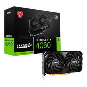 MSI GeForce RTX 4060 VENTUS 2X Black 8GB OC Graphics Card