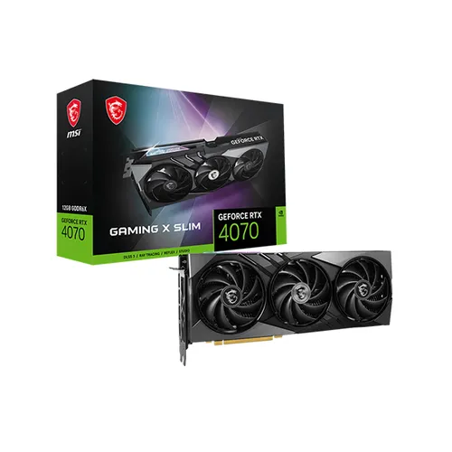 MSI GeForce RTX 4070 Gaming X Slim 12G Graphics Card